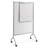 Impromptu Full Collaboration Screen Mobile Magnetic Whiteboard, 6' H x 4' W-29984807