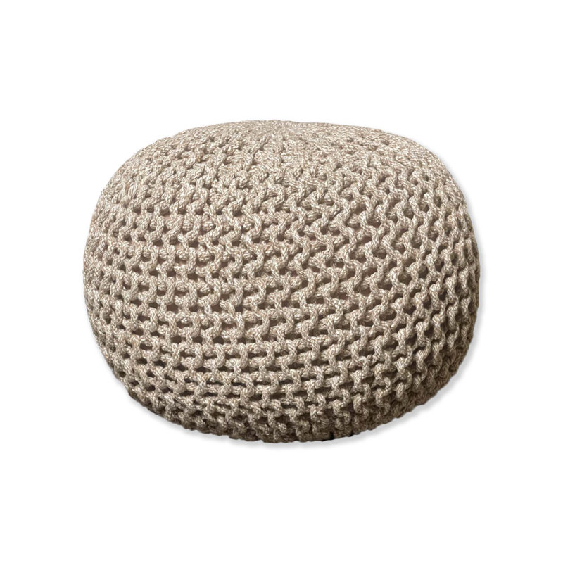 Repose-pieds Concho, Beige / Ivoire