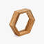 Hexagon Wall Shelf-1895067572