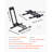 Foldable Bike Rack for 20 to 29 Inch Mountain & Road Bikes Storage Stand
