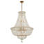 Lustre en laiton vieilli 28 po Roslyn