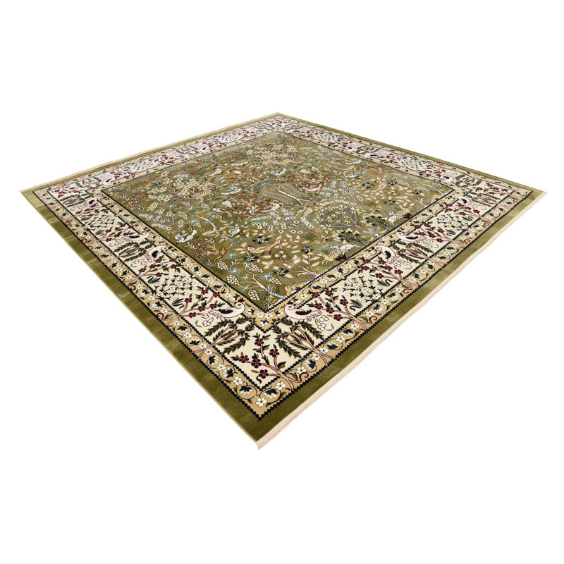 Kelayeh Oriental Indoor Rug, Square 7'10"