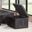 Table basse avec tabourets de rangement-1351271380