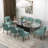 Dinnington Velvet Upholstered Side Chair With Black Legs-811335367