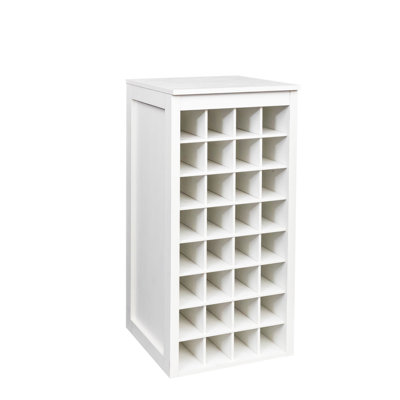 WHITE Color Modular 32  Wine Bar Cabinet Buffet Cabinet