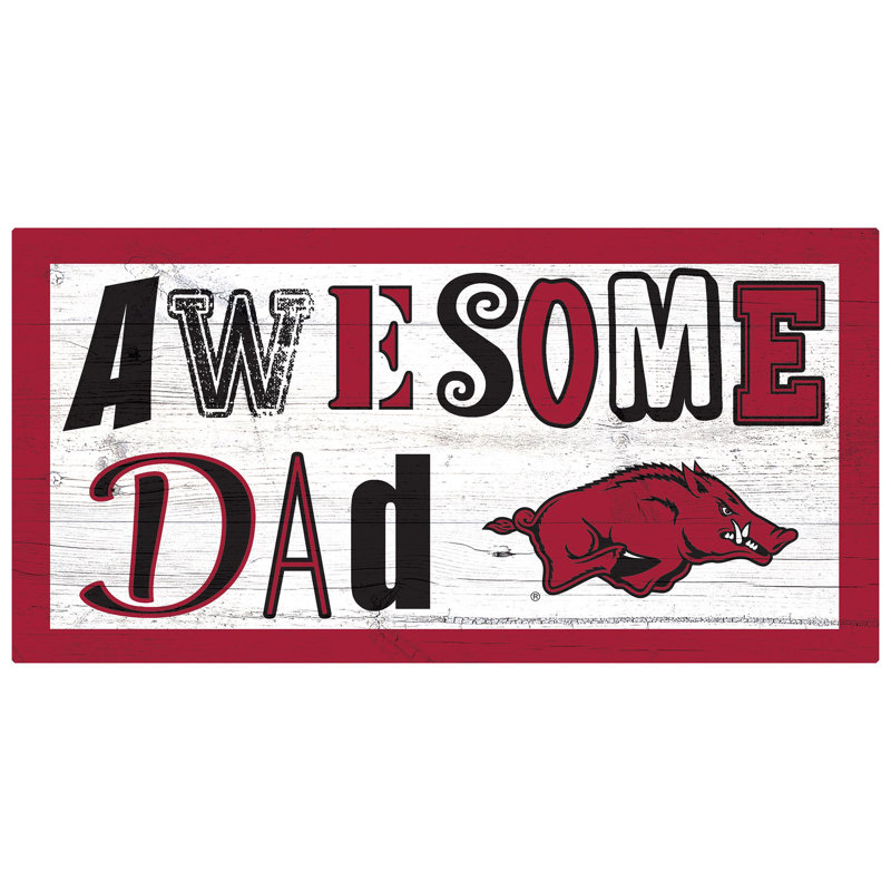 Industrial Entertainment Wall Decor, University of Arkansas, Fayetteville
