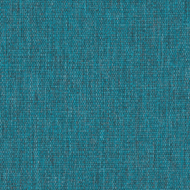 Outdoor Rounded Dining Seat Cushion, Turquoise