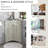 Triangle Bathroom Cabinet With Adjustable Shelves - 30Lbs Capacity Attractive Look