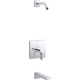 Parallel Bath and Shower Trim Set