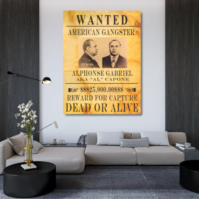 Al Capone Wanted Poster