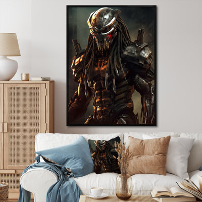 Cosmic Alien Preda I sur impression sur toile