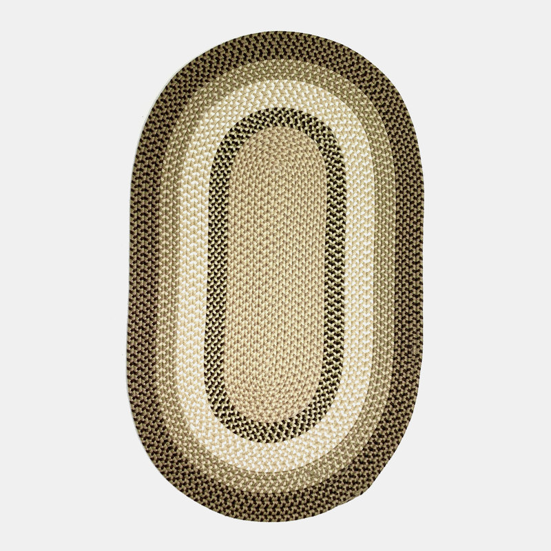 Tapis tressé intérieur / extérieur Edenborn Marin, Ovale 13 po x 16 po