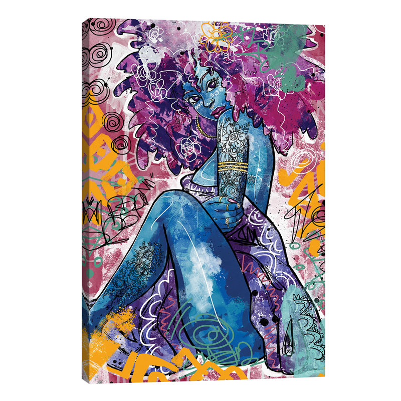 Ife by Justin Copeland - Painting on Canvas, 66.04 cm H x 45.72 cm W x 1.91 cm D, No Frame