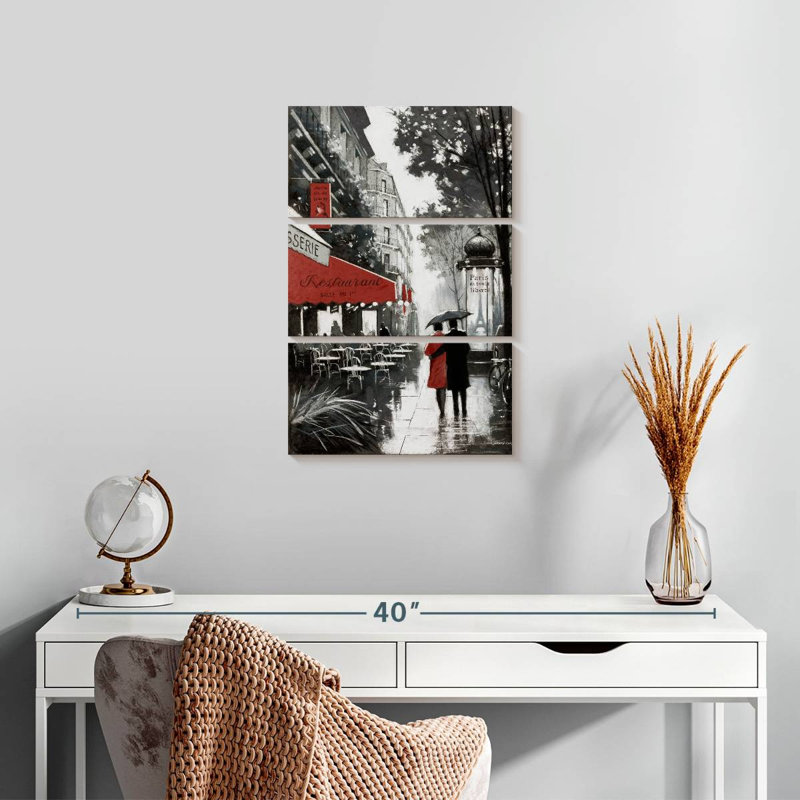Sirci Paris pluvieux II, H 32 po x l 20 po