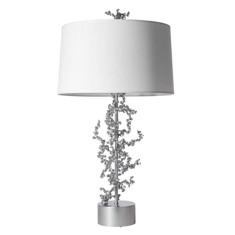 Coral Table Lamp, Sterling, Sterling
