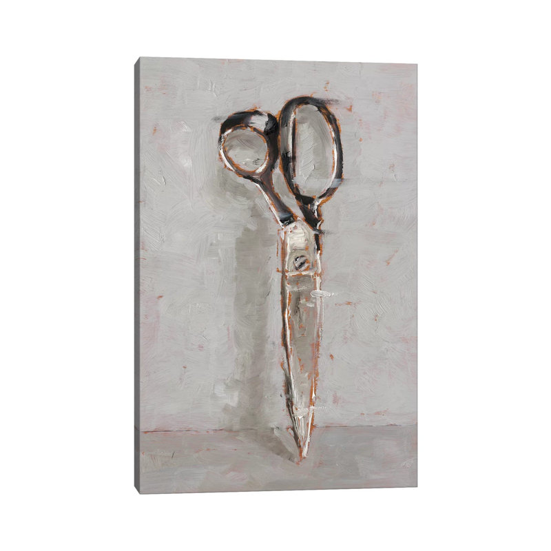 «Cut It Out II» par Ethan Harper - reproduction d'art, H 18 po x l 12 po x 1,5 po, Toile tendue, Pas de tapis