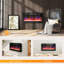 Belfry Heating 91.4cm W Black Electric Fireplace