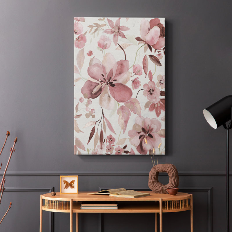 Shimmering Blush I -Gallery Wraraped Cavas, H 48 po x l 32 po
