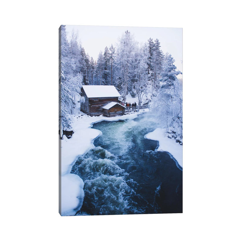 Myllykoski Mill by Steffen Fossbakk - Wrapped Canvas Painting, 20.32 cm H x 30.48 cm W