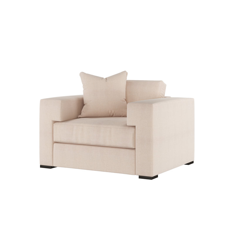 Gabrielle Armchair, Page Oyster (Performance fabric) 1355-92, Expresso