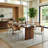 Boucle Low Rattan Back Side Chair-93021889