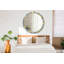 Huldar Glass Flat Wall Mirror
