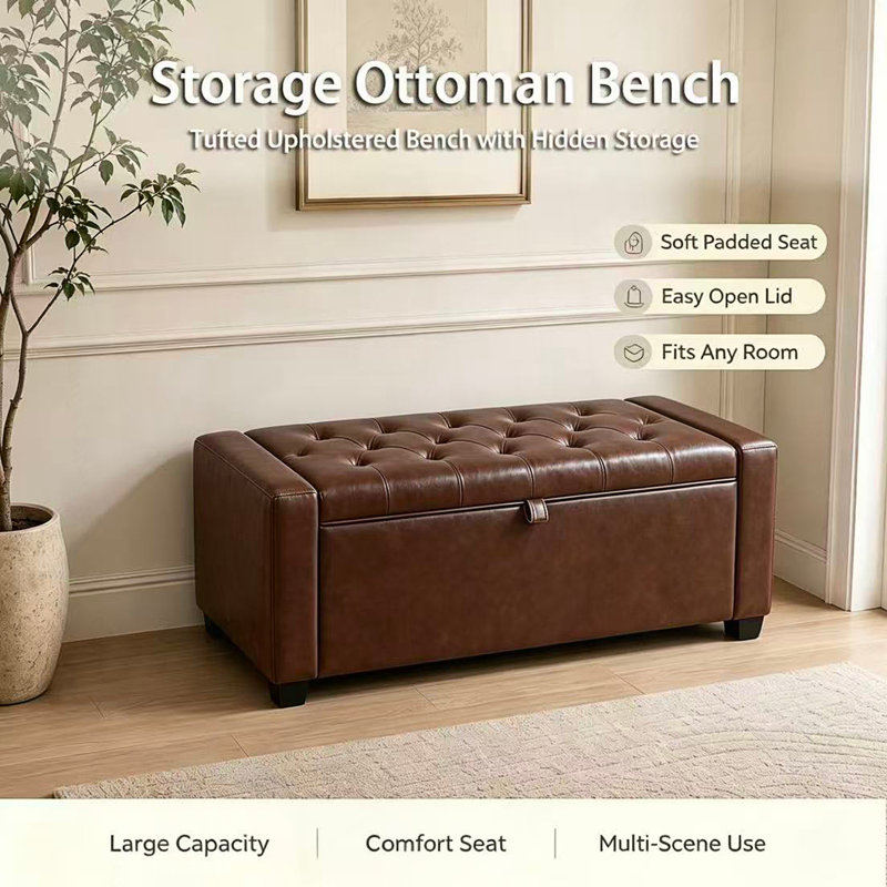 Banc de chambre avec rangement