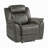 Classic Brownish 1Pc Reclining Chair Plush Comfort Pillow-Top Arms Vertical Tufting Solid Wood Transitional Living Room Furniture
