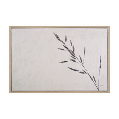Wheat Grass III By Mercana Studio A Hand Embellished Textured Framed Canvas