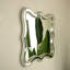 Miroir décoratif en forme de vague en polyuréthane