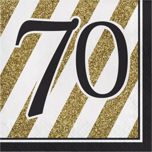 Disposable Birthday Dinner Napkins (Set of 48)