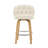 Caelus Swivel Upholstered Counter & Bar Stool With Wood Frame (Set Of 3)-117581497-117581494