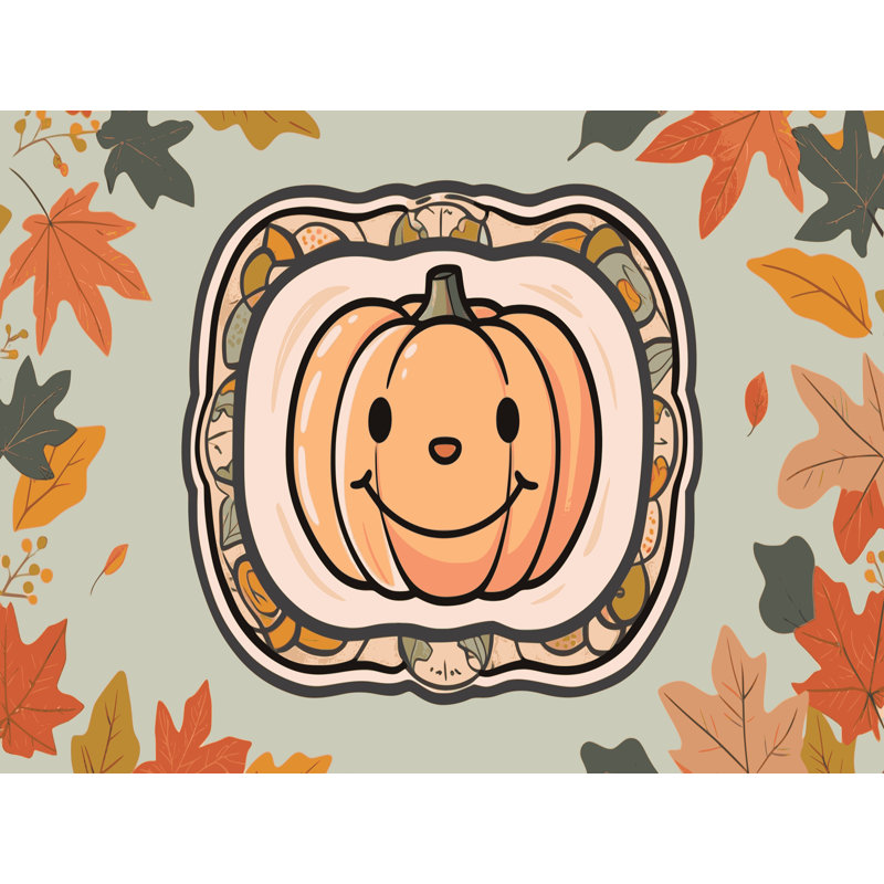 Tapis de vacances d'Halloween The Holiday Aisle®, Rectangulaire 3 pi x 5 pi