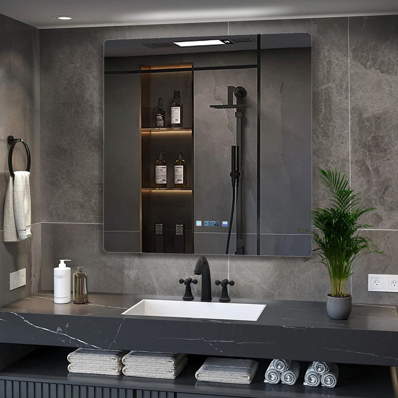 Lugano LED Bathroom Vanity Mirror, 36" x 36"