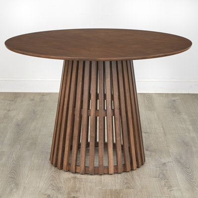 Parisi Round Solid Wood Base Dining Table