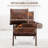 Salma 29.5" Wide Mid Century Upholstered Accent Chair With Solid Wood Frame
