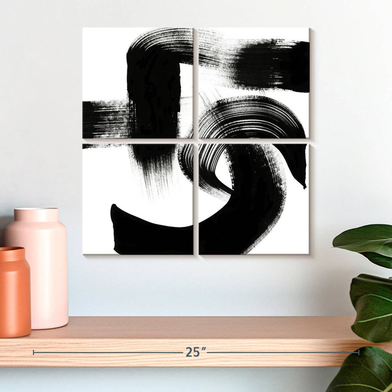 Monochromatique Playtime II, H 18 po x l 18 po
