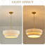 Luminaire suspendu de style lustre en rotin tissé à la main 20 po pour îlot de cuisine, blanc, homologué UL-2026485981-2026485976