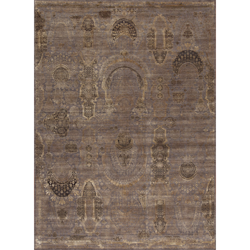 Manhattan Reserve Hand Knotted Abstract Area Rug