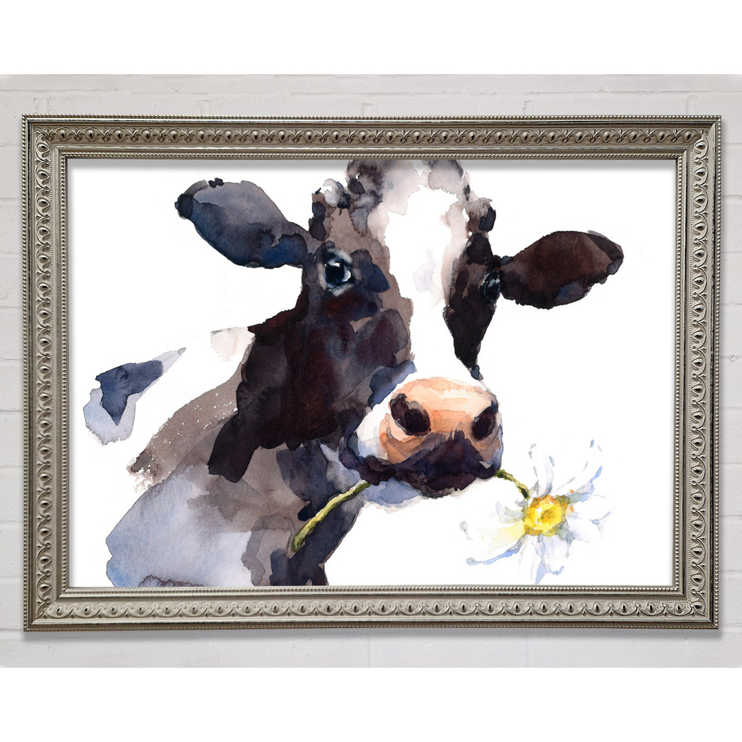 Gerahmter Kunstdruck Daisy The Cow