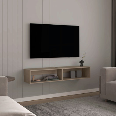 Tv Stand 10.4" H, With 2 Shelves