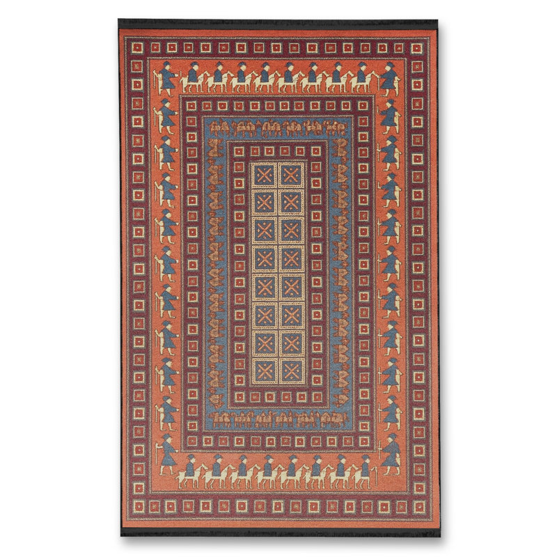 Tapis tissé à la crème Mosso, 3 pi 11 po x 5 pi 11 po