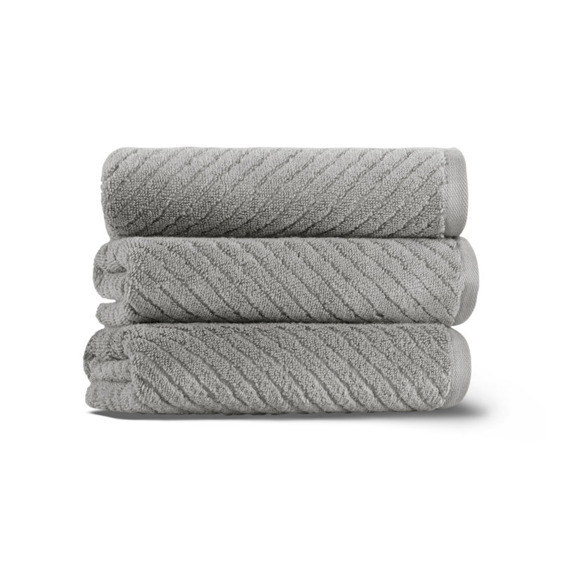 Premium 100% Cotton Wash Towel, Grey, 13.0 x 13.0 inches | Ultra-Absorbent 500 gr/m² Fabric | Machine Washable, Tumble Dry Low, Iron Medium | Ideal for Spa, Bathroom, and Daily Use, Soft & Gentle on Skin