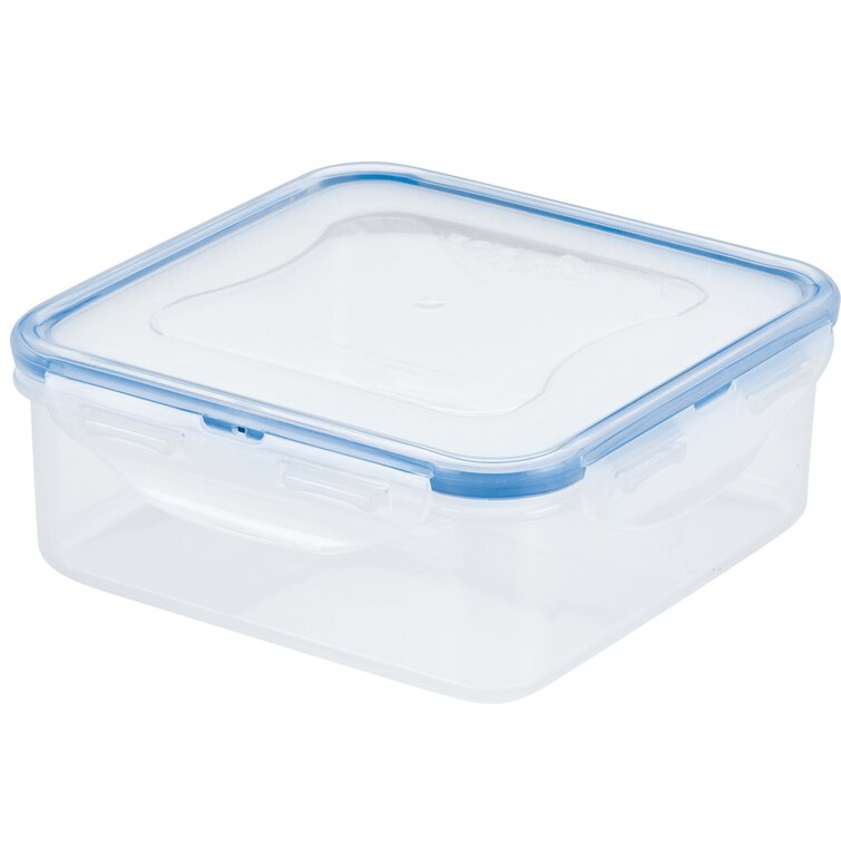 Large Plastic Food Storage Container with airtight Lid for Pantry, Fridge-  10 Cup, 80 Oz- BPA Free, Leakproof Sealed Container- Microwave, Dishwasher