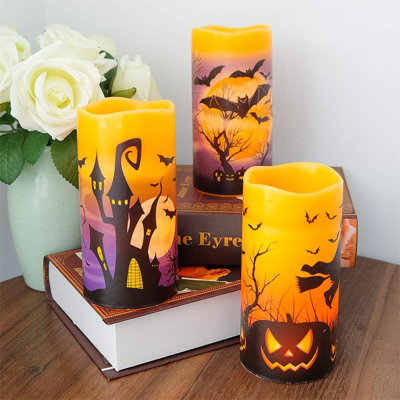 Flameless Pillar Candle