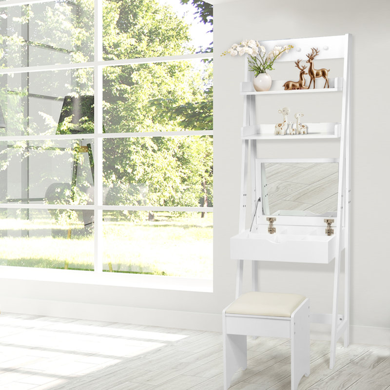 Neddra Dressing Table with Mirror