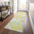 Premium Machine Washable Lisse Yellow Rug-1975565685