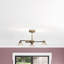 Rivale Glass Semi Flush Mount-1217206705