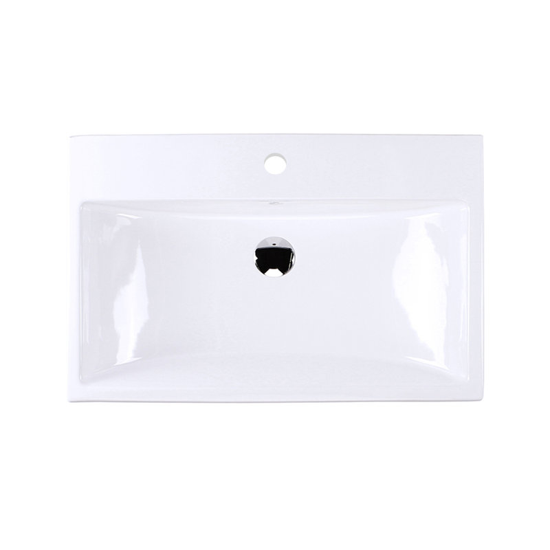 Piazza 27.75'' L Bathroom Sink, Single