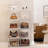 Purse Storage Organizer For Closet, Large Stackable Handbag Display Case Box With Magnetic Door For Collectibles, Cosmetics, Heels,(Clear/6 PCS)